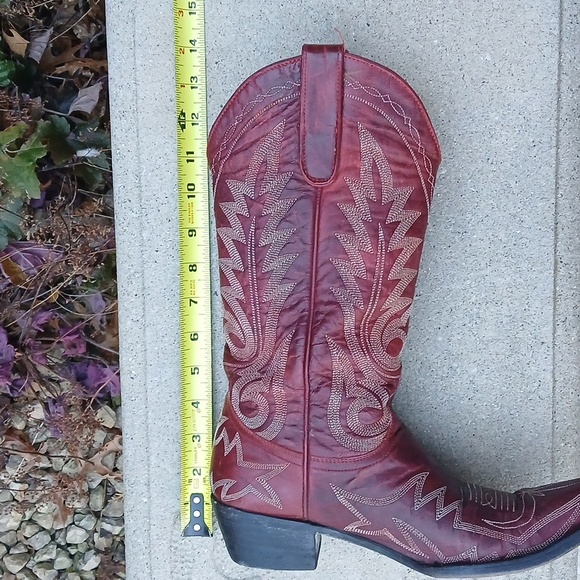 OLD GRINGO WOMEN'S NEVADA RED 13" BOOT Sz 8.5 GUC - Picture 12 of 16